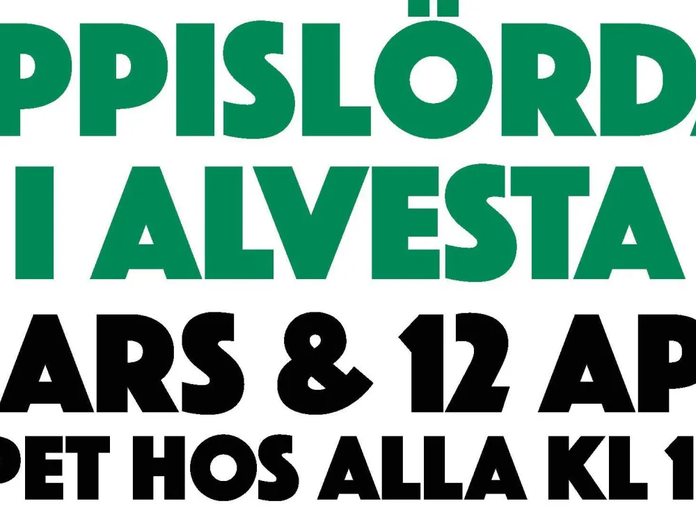 Loppislördag i Alvesta