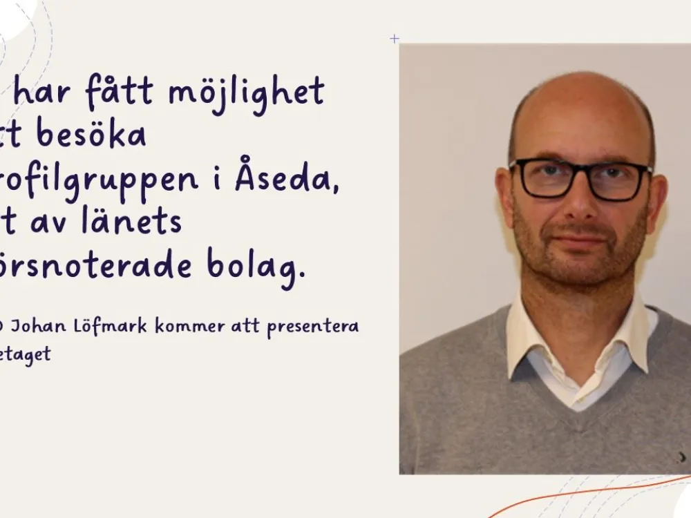 Företagsbesök hos Profilgruppen i Åseda