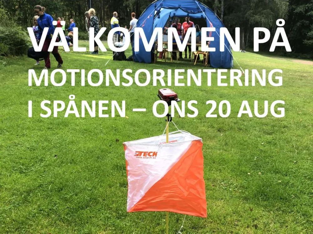 Motionsorientering vid Spånen 