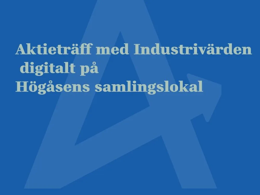 Aktieträff hos Aktiespararna i Alvesta.
