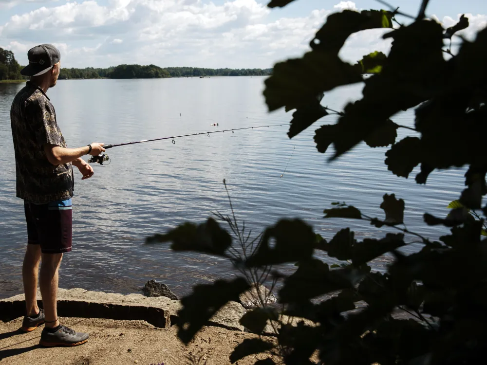 Fishing in Spånen