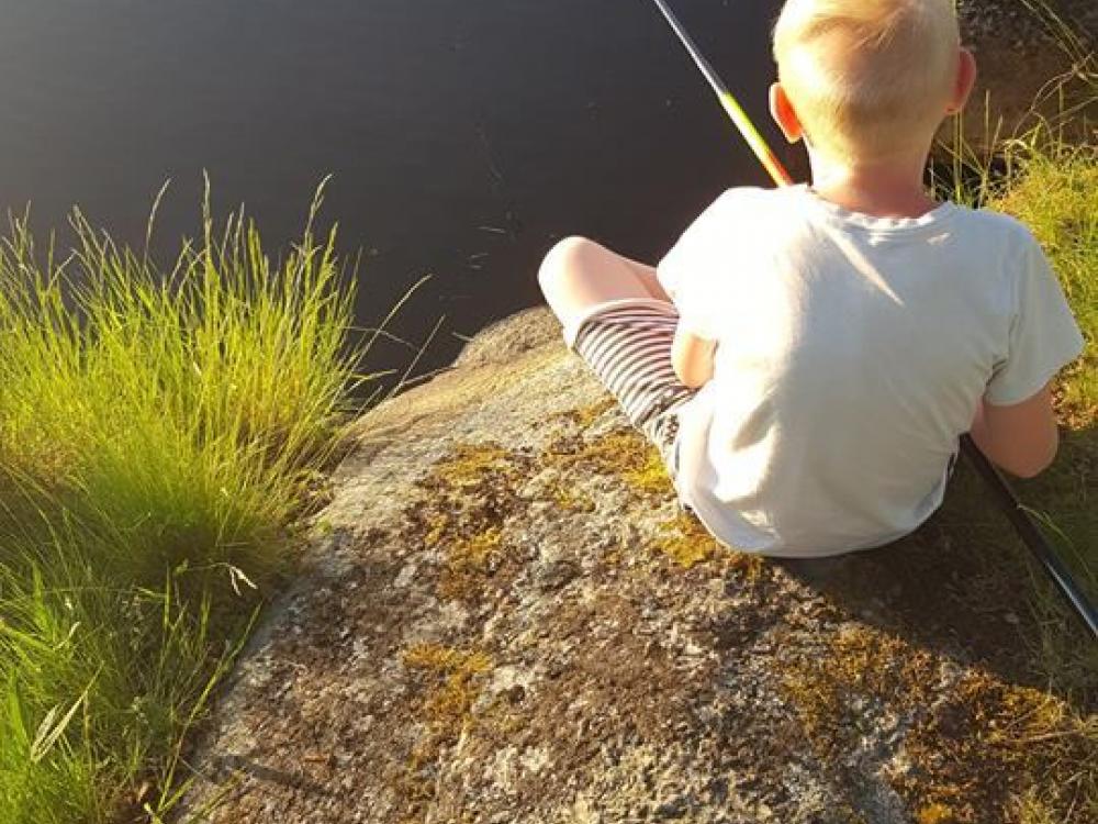 Fishing in Åbodasjön