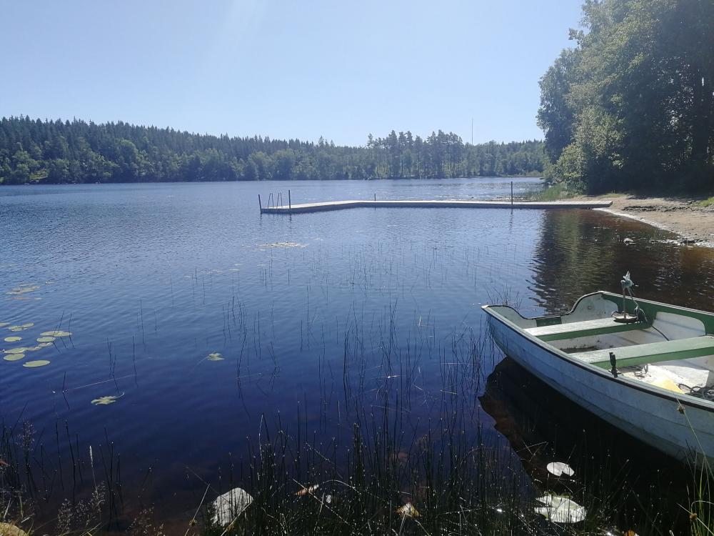 Badplats: Åbodasjön 