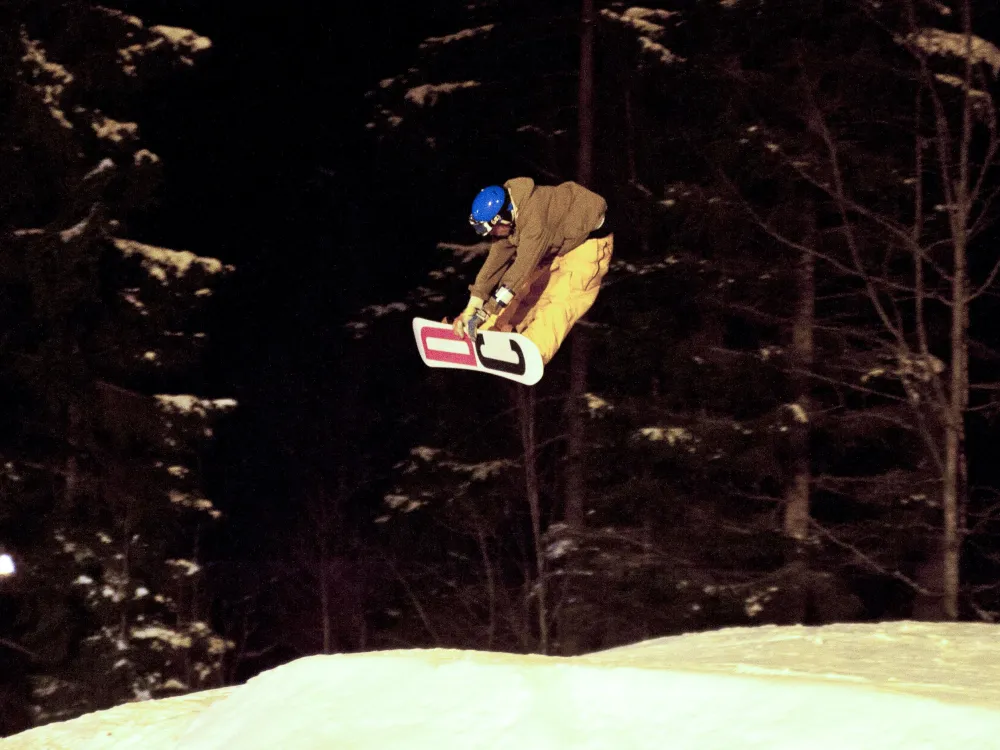 Hanaslöv friluftsområde Vinter