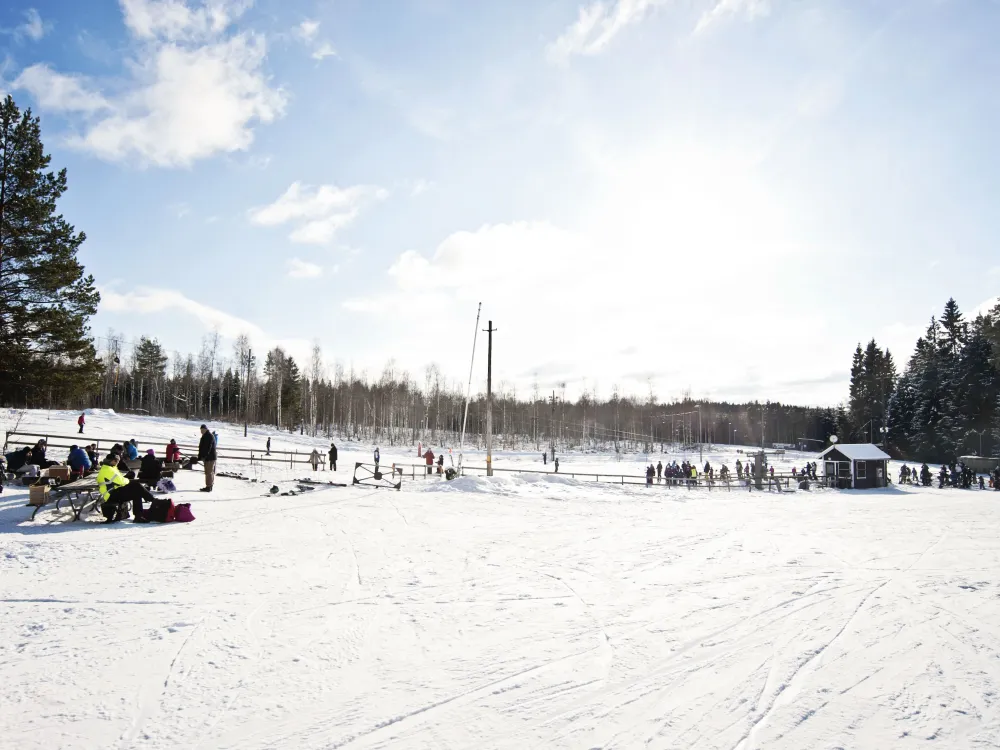 Hanaslöv friluftsområde Vinter